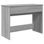 Sonoma gray dressing table with mirror 100x45x76 cm by vidaXL, Bedroom Dressers - Ref: Foro24-840700, Price: 121,18 €, Discou...