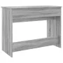 Sonoma grauer Schminktisch mit Spiegel 100x45x76 cm von vidaXL, Schlafzimmerkommoden - Ref: Foro24-840700, Preis: 118,85 €, R...