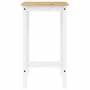 Set de bar 3 piezas madera maciza de pino blanco de vidaXL, muebles para cocinas y comedores - Ref: Foro24-4005689, Precio: 1...