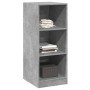 Betongrauer Kleiderschrank aus Holzwerkstoff, 48 x 41 x 102 cm von vidaXL, Kommoden-Organizer und Bar-Kleiderbügel - Ref: For...