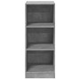 Betongrauer Kleiderschrank aus Holzwerkstoff, 48 x 41 x 102 cm von vidaXL, Kommoden-Organizer und Bar-Kleiderbügel - Ref: For...