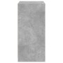 Betongrauer Kleiderschrank aus Holzwerkstoff, 48 x 41 x 102 cm von vidaXL, Kommoden-Organizer und Bar-Kleiderbügel - Ref: For...