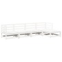 Gartensofa-Set 5-teilig aus massivem weißem Kiefernholz von vidaXL, Gartensets - Ref: Foro24-3299385, Preis: 300,62 €, Rabatt: %