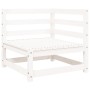 Gartensofa-Set 5-teilig aus massivem weißem Kiefernholz von vidaXL, Gartensets - Ref: Foro24-3299385, Preis: 300,62 €, Rabatt: %