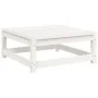 Gartensofa-Set 5-teilig aus massivem weißem Kiefernholz von vidaXL, Gartensets - Ref: Foro24-3299385, Preis: 296,95 €, Rabatt: %