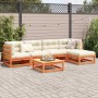 Garden sofa set 6 pieces solid pine wood wax brown by vidaXL, Garden sets - Ref: Foro24-3299398, Price: 358,09 €, Discount: %