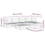 Gartensofa-Set 6-teilig, massives Kiefernholz, wachsbraun von vidaXL, Gartensets - Ref: Foro24-3299398, Preis: 353,49 €, Raba...