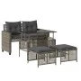 4-piece garden sofa set and gray glass synthetic rattan cushions by vidaXL, Modular outdoor sofas - Ref: Foro24-368136, Price...