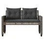 4-piece garden sofa set and gray glass synthetic rattan cushions by vidaXL, Modular outdoor sofas - Ref: Foro24-368136, Price...