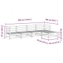 Garden sofa set 5 pieces solid Douglas fir wood by vidaXL, Garden sets - Ref: Foro24-3299387, Price: 264,51 €, Discount: %