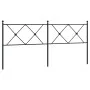 Kopfteil aus schwarzem Metall, 180 cm von vidaXL, Kopf- und Fußteile - Ref: Foro24-376538, Preis: 48,41 €, Rabatt: %