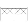 Cabecero de metal negro 180 cm de vidaXL, Cabeceros y pies de cama - Ref: Foro24-376538, Precio: 49,44 €, Descuento: %