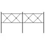Cabecero de metal negro 180 cm de vidaXL, Cabeceros y pies de cama - Ref: Foro24-376538, Precio: 48,41 €, Descuento: %