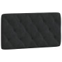 Cabecero de cama acolchado terciopelo negro 100 cm de vidaXL, Cabeceros y pies de cama - Ref: Foro24-374716, Precio: 39,36 €,...