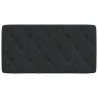 Cabecero de cama acolchado terciopelo negro 100 cm de vidaXL, Cabeceros y pies de cama - Ref: Foro24-374716, Precio: 39,36 €,...