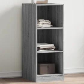 Sonoma Gray Engineered Wood Wardrobe 48x41x102 cm by vidaXL, Dresser Organizers and Bar Hangers - Ref: Foro24-840833, Price: ...