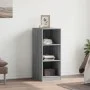 Armario de madera de ingeniería gris Sonoma 48x41x102 cm de vidaXL, Organizadores de vestidores y perchas de barra - Ref: For...