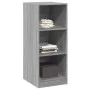 Kleiderschrank aus Holzwerkstoff in Sonoma-Grau, 48 x 41 x 102 cm von vidaXL, Kommoden-Organizer und Bar-Kleiderbügel - Ref: ...