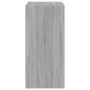 Kleiderschrank aus Holzwerkstoff in Sonoma-Grau, 48 x 41 x 102 cm von vidaXL, Kommoden-Organizer und Bar-Kleiderbügel - Ref: ...