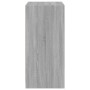 Sonoma Gray Engineered Wood Wardrobe 48x41x102 cm by vidaXL, Dresser Organizers and Bar Hangers - Ref: Foro24-840833, Price: ...