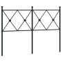 Kopfteil aus schwarzem Metall, 120 cm von vidaXL, Kopf- und Fußteile - Ref: Foro24-376533, Preis: 46,94 €, Rabatt: %