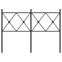 Kopfteil aus schwarzem Metall, 120 cm von vidaXL, Kopf- und Fußteile - Ref: Foro24-376533, Preis: 46,21 €, Rabatt: %