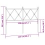 Kopfteil aus schwarzem Metall, 120 cm von vidaXL, Kopf- und Fußteile - Ref: Foro24-376533, Preis: 46,94 €, Rabatt: %