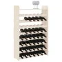 Wine rack with pine wood top board 72.5x25x111.5 cm by vidaXL, Wine racks - Ref: Foro24-4007562, Price: 55,01 €, Discount: %