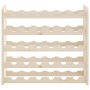 Solid pine wood bottle rack 67.5x25x60 cm by vidaXL, Wine racks - Ref: Foro24-4007557, Price: 44,75 €, Discount: %