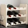 Botellero madera maciza de pino 43x25x37 cm de vidaXL, Botelleros - Ref: Foro24-4007555, Precio: 19,95 €, Descuento: %