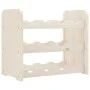 Botellero madera maciza de pino 43x25x37 cm de vidaXL, Botelleros - Ref: Foro24-4007555, Precio: 19,95 €, Descuento: %