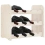Botellero madera maciza de pino 43x25x37 cm de vidaXL, Botelleros - Ref: Foro24-4007555, Precio: 19,95 €, Descuento: %