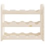 Solid pine wood bottle rack 43x25x37 cm by vidaXL, Wine racks - Ref: Foro24-4007555, Price: 20,30 €, Discount: %