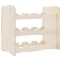 Botellero madera maciza de pino 43x25x37 cm de vidaXL, Botelleros - Ref: Foro24-4007555, Precio: 19,95 €, Descuento: %