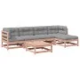Set de sofás jardín 6 pzas con cojines madera abeto Douglas de vidaXL, Conjuntos de jardín - Ref: Foro24-3299403, Precio: 486...