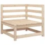 Gartensofa-Set 4-teilig aus massivem Kiefernholz von vidaXL, Gartensets - Ref: Foro24-3299408, Preis: 240,81 €, Rabatt: %