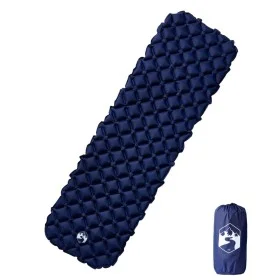 Inflatable camping mattress 1 person navy blue 190x58x6 cm by vidaXL, Air mattresses - Ref: Foro24-4007117, Price: 37,22 €, D...