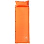 Selbstaufblasende Campingmatratze mit Kissen 1 Person Orange von vidaXL, Luftmatratzen - Ref: Foro24-4007129, Preis: 41,43 €,...