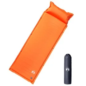 Self-inflating camping mattress with pillow 1 person orange by vidaXL, Air mattresses - Ref: Foro24-4007134, Price: 64,25 €, ...