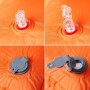 Colchón de camping autoinflable con almohada 1 persona naranja de vidaXL, Colchones de aire - Ref: Foro24-4007134, Precio: 59...