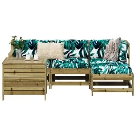 Garden sofa set 5 pieces impregnated pine wood by vidaXL, Garden sets - Ref: Foro24-3250503, Price: 320,06 €, Discount: %