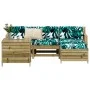 Garden sofa set 5 pieces impregnated pine wood by vidaXL, Garden sets - Ref: Foro24-3250499, Price: 341,73 €, Discount: %