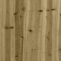 Juego de sofás de jardín 5 piezas madera de pino impregnada