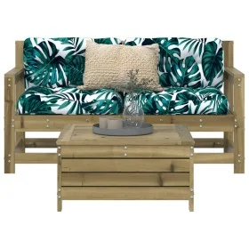 Garden sofa set 3 pieces impregnated pine wood by vidaXL, Garden sets - Ref: Foro24-3250763, Price: 191,00 €, Discount: %