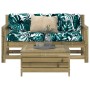 Garden sofa set 3 pieces impregnated pine wood by vidaXL, Garden sets - Ref: Foro24-3250763, Price: 193,81 €, Discount: %