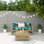 Garden sofa set 3 pieces impregnated pine wood by vidaXL, Garden sets - Ref: Foro24-3250763, Price: 193,81 €, Discount: %
