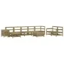 Gartensofa-Set 10-teilig aus imprägniertem Kiefernholz von vidaXL, Gartensets - Ref: Foro24-3250639, Preis: 619,22 €, Rabatt: %