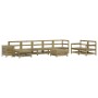 Garden sofa set 10 pieces impregnated pine wood by vidaXL, Garden sets - Ref: Foro24-3250651, Price: 626,79 €, Discount: %