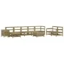 Gartensofa-Set 10-teilig aus imprägniertem Kiefernholz von vidaXL, Gartensets - Ref: Foro24-3250651, Preis: 618,10 €, Rabatt: %