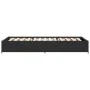 Estructura de cama madera de ingeniería y metal negra 75x190 cm de vidaXL, Camas y somieres - Ref: Foro24-845121, Precio: 61,...